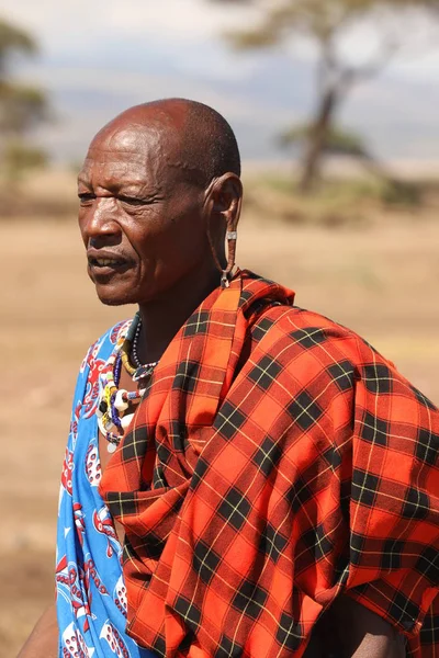 Masai Kabileleri Kenya Afrika Aralık 2019 — Stok fotoğraf