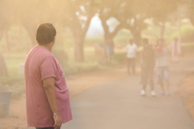 6 Mart 2020 Hyderabad Hindistan 'da sabah yürüyüşü.