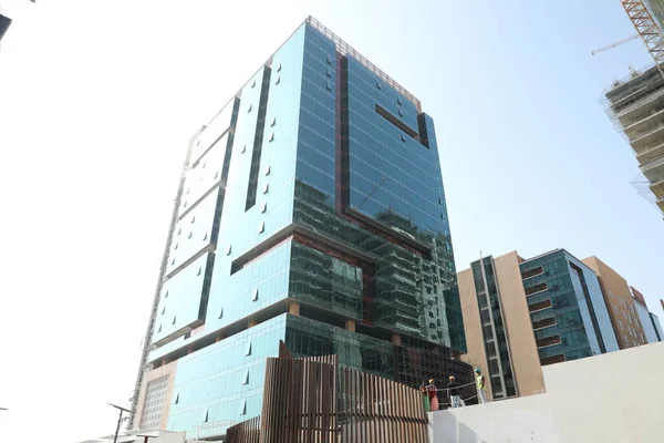 Вигляд Будівлі Amazon Modern Building Hyderabad India Березня 2020 — стокове фото