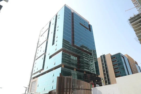 Exterior Edifício Moderno Amazônico Hyderabad Índia Março 2020 — Fotografia de Stock