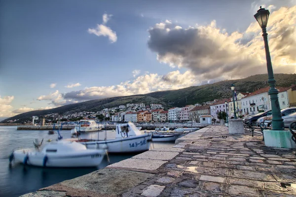 Panorama Senjului Istria Croația — Fotografie, imagine de stoc