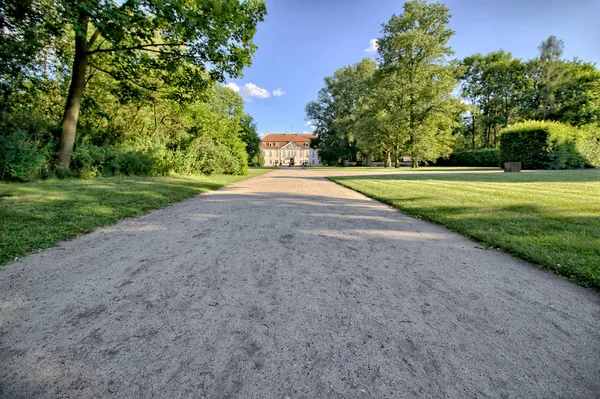 Palacio Barroco Nieborow Jardín Francés — Foto de Stock