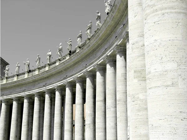 Vaticano Piazza San Pietro Roma Italia — Foto Stock