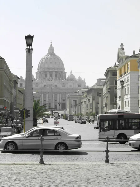 Vaticano Piazza San Pietro Roma Italia — Foto Stock