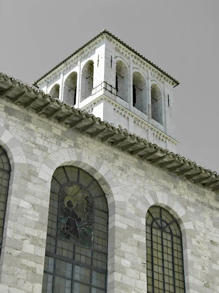 Базилика Святого Франциска Ассизи Италия — стоковое фото