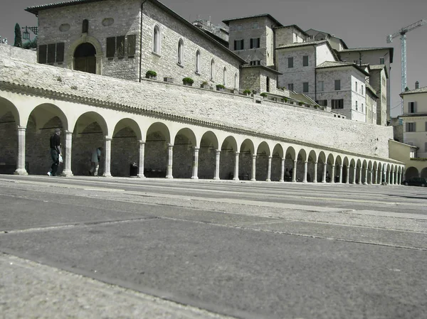 Bazilikası Francis Assisi Talya Içinde — Stok fotoğraf