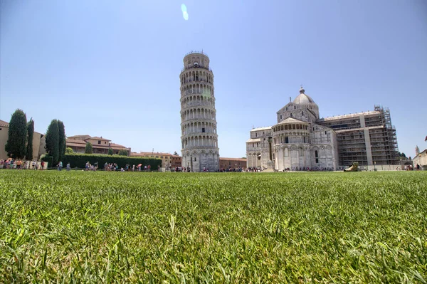 Lutande Tornet Pisa Italien — Stockfoto