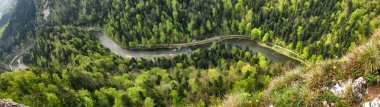 Dunajec vadisinde rafting - Pieniny Dağları - Polonya