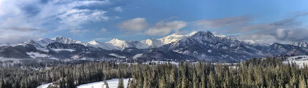 Murzasichle City Vista Tatras Giewont — Foto de Stock