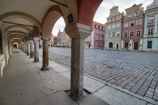 Centrum Gemeentehuis Poznan Polen — Stockfoto