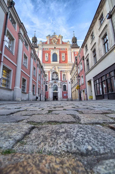 Igreja Paroquial Poznan Basílica Colegiada Poznan Polónia — Fotografia de Stock