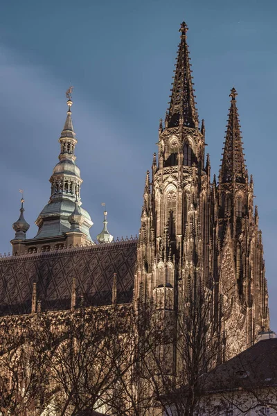 Chrám sv. Víta na Pražském hradě — Stock fotografie