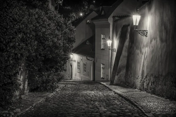 プラハのフラッチャニの通り — ストック写真