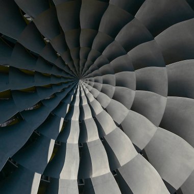 Türbin bıçaklar kanat spiral etkisi soyut fraktal desen arka plan sarmal sanayi üretimi metalik türbin Türbin teknolojisi soyut fraktal desen Metal şemsiye imalat arka plan