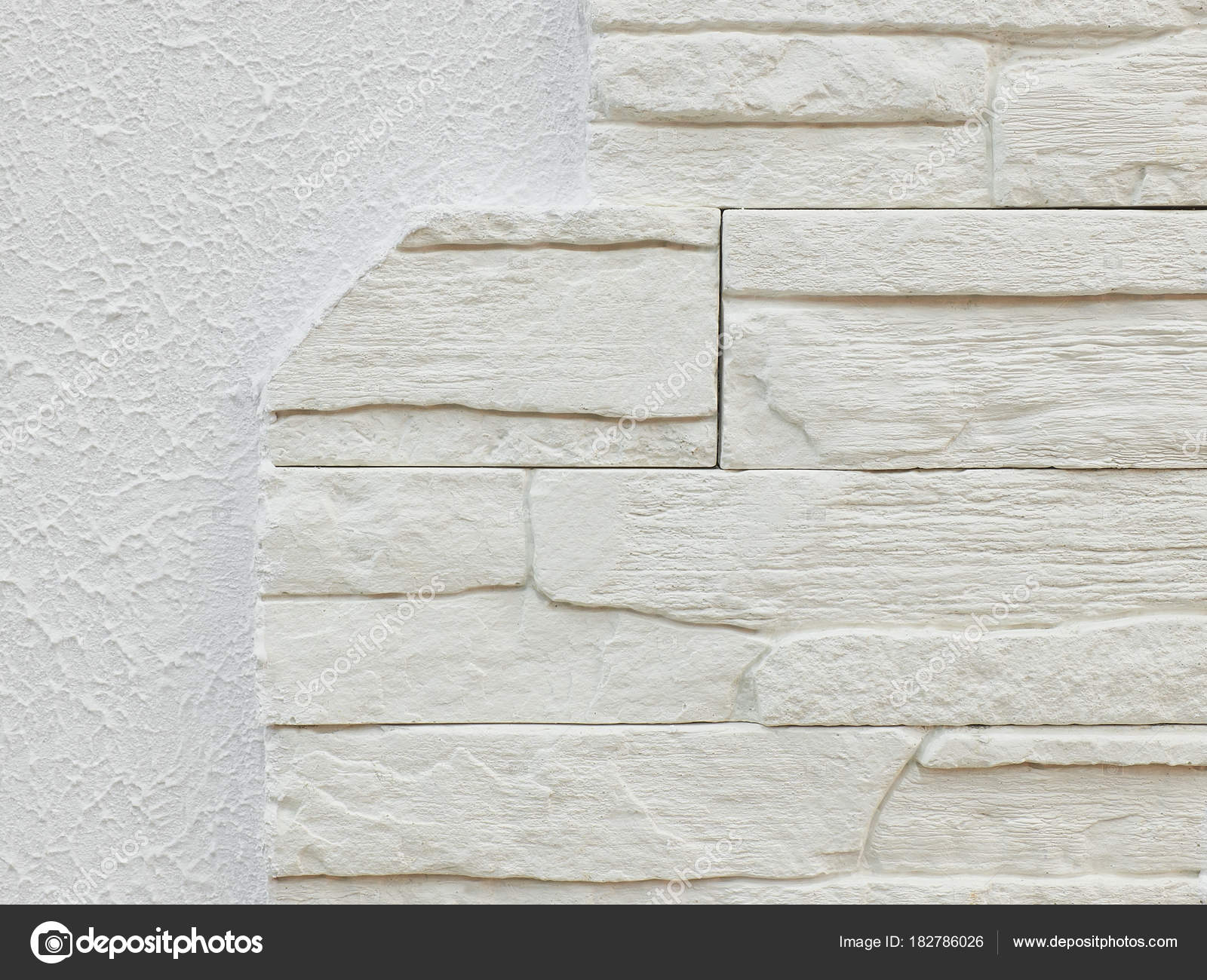 White Gray Stucco Plaster Texture White Decoration Stones