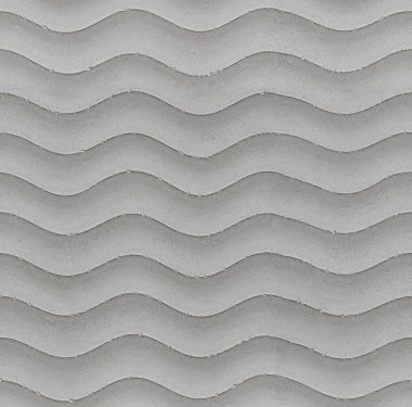 Gri sorunsuz dalgalı taş doku arka plan deseni. Alçı sıva sıva sorunsuz dalgalı doku deseninin taş yüzey. Su dalgalar dalgalı arka plan gri deseni. Soyut sorunsuz arka plan dalgalar