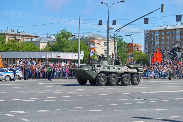 Moskwa Maja 2018 Wielkie Zwycięstwo Święto Parada Pojazdów Rosyjski Militaria — Zdjęcie stockowe