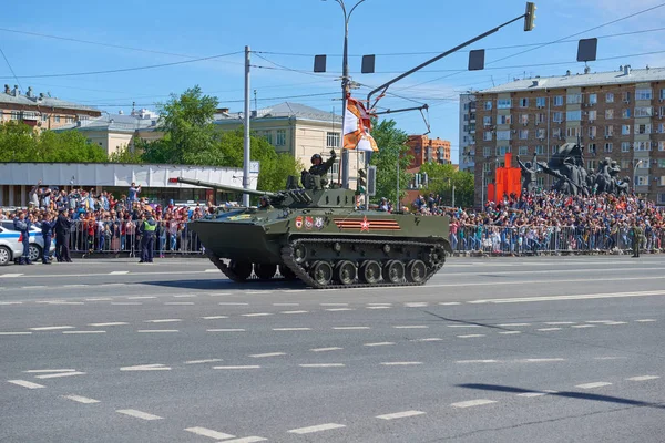 Moskwa Maja 2018 Wielkie Zwycięstwo Święto Parada Rosyjskich Pojazdów Wojskowych — Zdjęcie stockowe