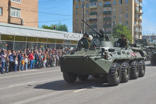 Moskwa Maja 2018 Wielkie Zwycięstwo Święto Parada Pojazdów Rosyjski Militaria — Zdjęcie stockowe