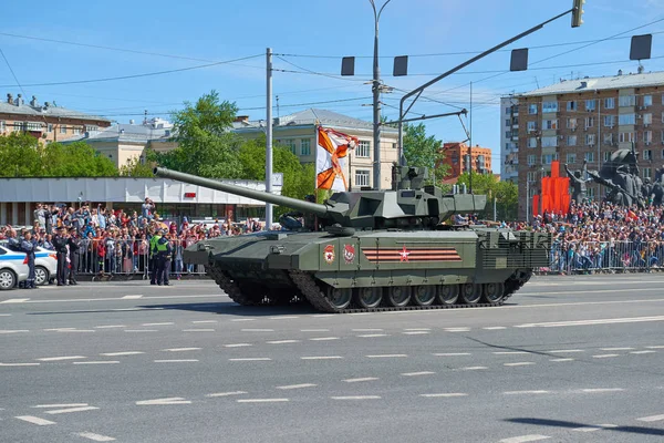 Moskwa Maja 2018 Wielkie Zwycięstwo Święto Parada Rosyjskich Pojazdów Wojskowych — Zdjęcie stockowe