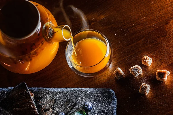 Tea Break Dessert — Stock Photo, Image