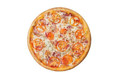 tavuk ile karışık İtalyan pizza