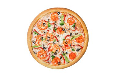 renkli sebze İtalyan pizza