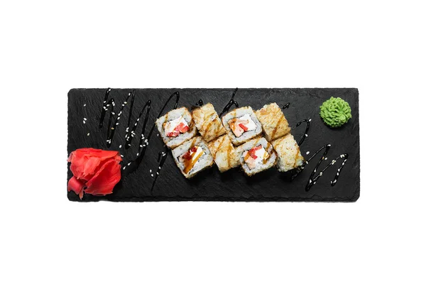 Gevrek Sushi Roll Seti — Stok fotoğraf