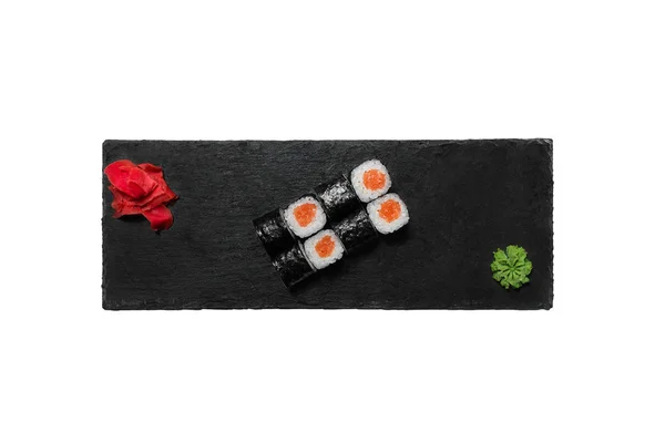 Sada Lehkých Sushi Roll — Stock fotografie