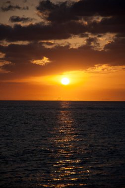 Hawaiian bir gün batımı