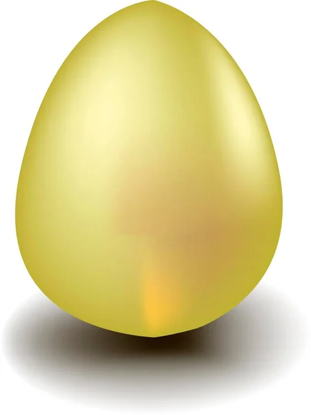 Golden Egg Shadow Gradient — 스톡 벡터