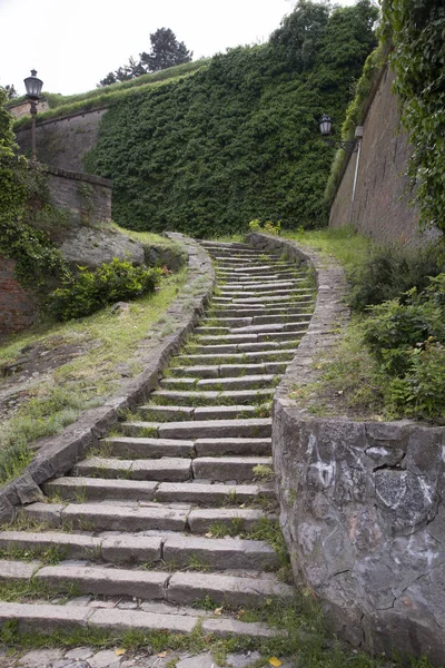 Very old stone steps Stock Picture