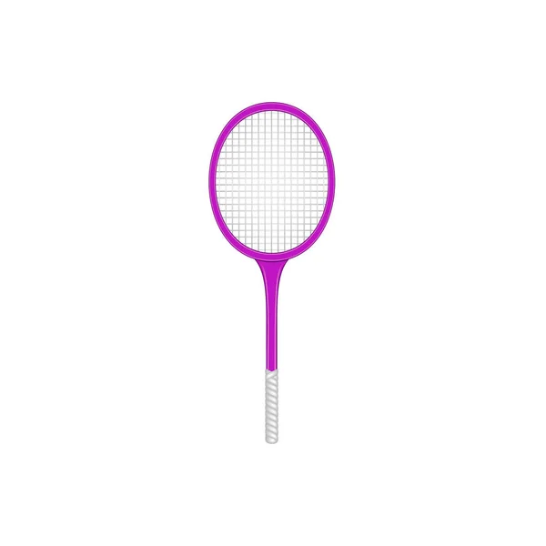 Tennisracket i retro design — Stock vektor