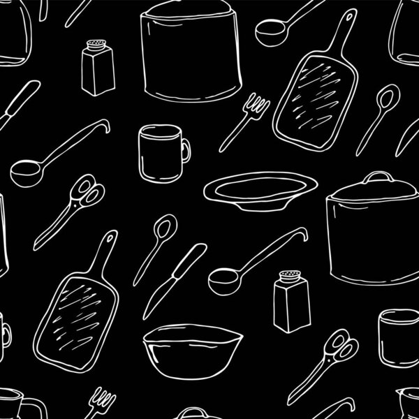 Черный безмордый задник с кухонными гарнитурами. Векторный фон для паутины, баннеров, текстиля
.