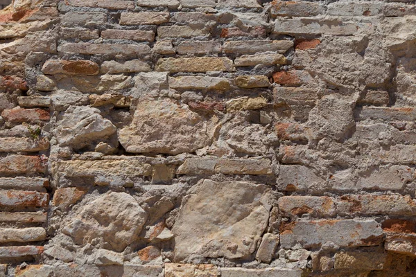 Parede de pedra Castelo de Xativa — Fotografia de Stock