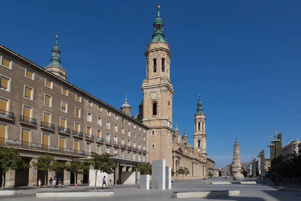 Basílica de Zaragoza em Espanha — Fotografia de Stock