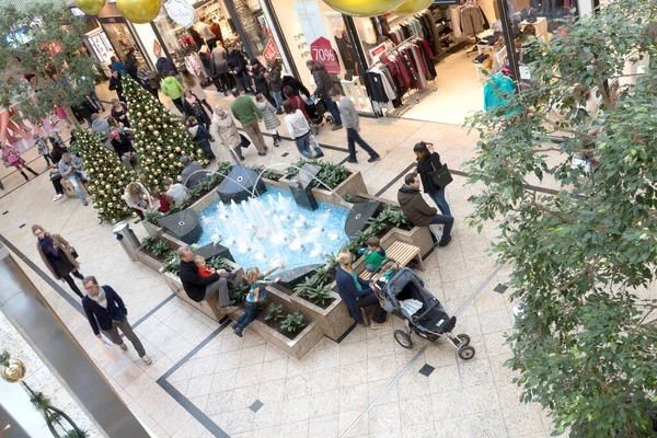 Shopping Center City Galerie Mall December 2015 Augsburg Germany — Stock Photo, Image