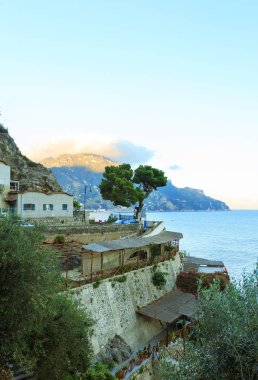 Amalfi coast görünümü