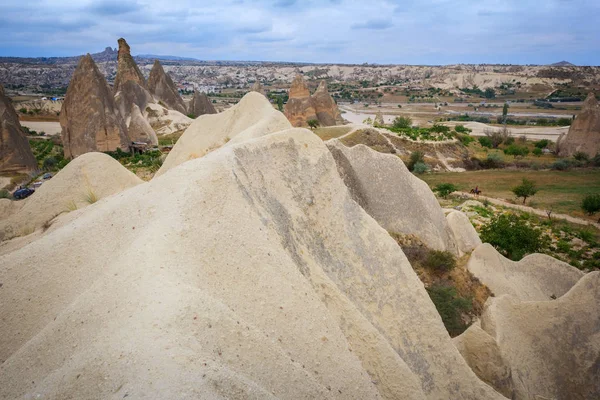 Formaciones Piedra Valle Montañas Capadocia Turquía — Foto de Stock