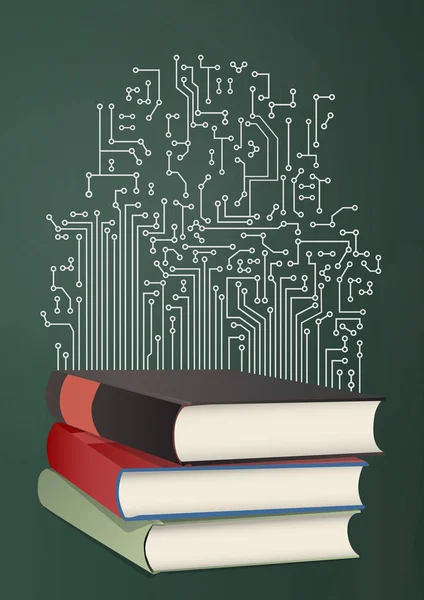 Fórmula matemática da escola —  Vetores de Stock