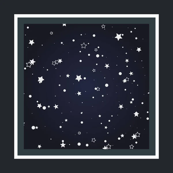 Background of the starry sky — Stock Vector