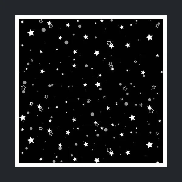 Fondo del cielo estrellado — Vector de stock