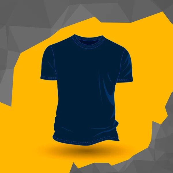 Ilustración vectorial de la camiseta para hombre y mujer. Ropa deportiva. Frente — Vector de stock