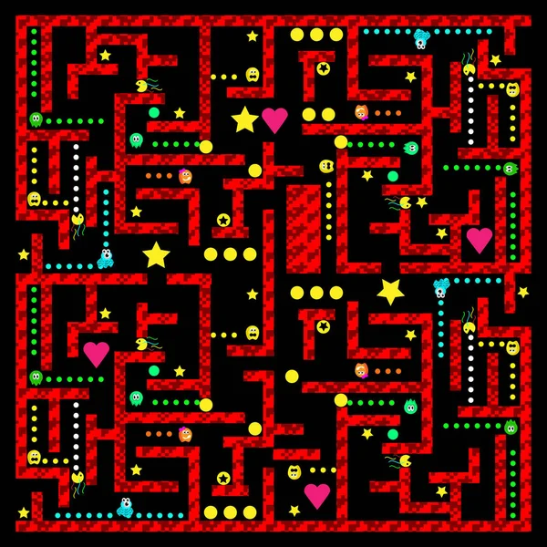 Modern hidro canavar labirent Video oyunu kullanıcı arabirimi