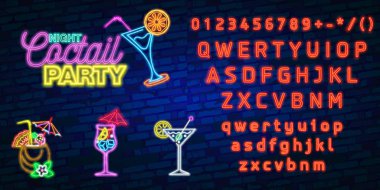 Bira neon tabela, parlak tabela, afiş ışık. Bira logo, amblem