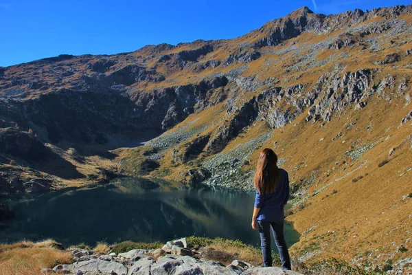 Ritorto Sjön Madonna Campiglio Brenta Dolomiterna Italien — Stockfoto