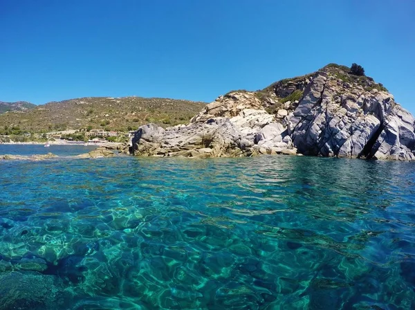 Grotta Azzurra Cavoli Ilha Elba Itália — Fotografia de Stock