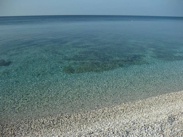 Praia Seixos Sansone Ilha Elba Itália — Fotografia de Stock