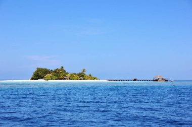 Lonubo ıssız bir ada, Ari Atoll, Maldives