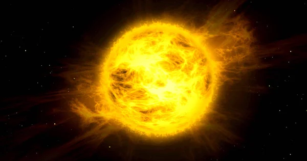 Sun in space — Stock Photo, Image